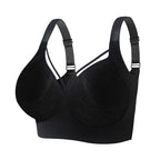 Longline Lace-Trim Underwire Minimizer Bra with Full Back Coverage
