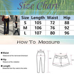 Low Rise Wide Leg Flared Casual Pants with Vertical Stripe Streetwear Style