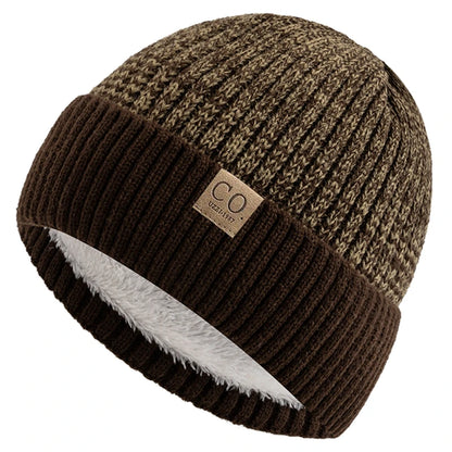 Fleece Lined Acrylic Ribbed Knit Beanie for Everyday Winter Streetwear and Outdoor Comfort