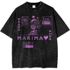 Retro Anime Panel Oversized Vintage Streetwear Graphic Cotton T-Shirt