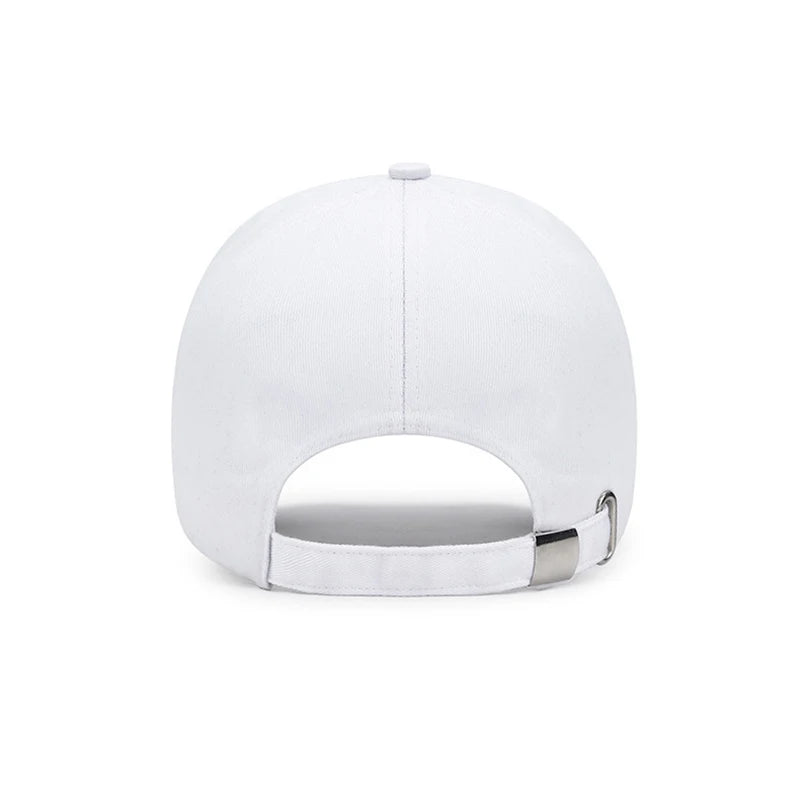 Unisex Adjustable Baseball Cap with Minimal Embroidered Detail for Casual Everyday Streetwear Style