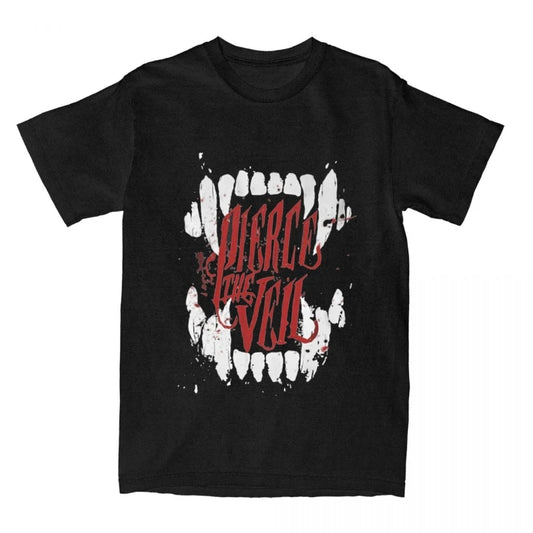 Distressed Typography Graphic Cotton Streetwear T-Shirt with Vintage Edge Design