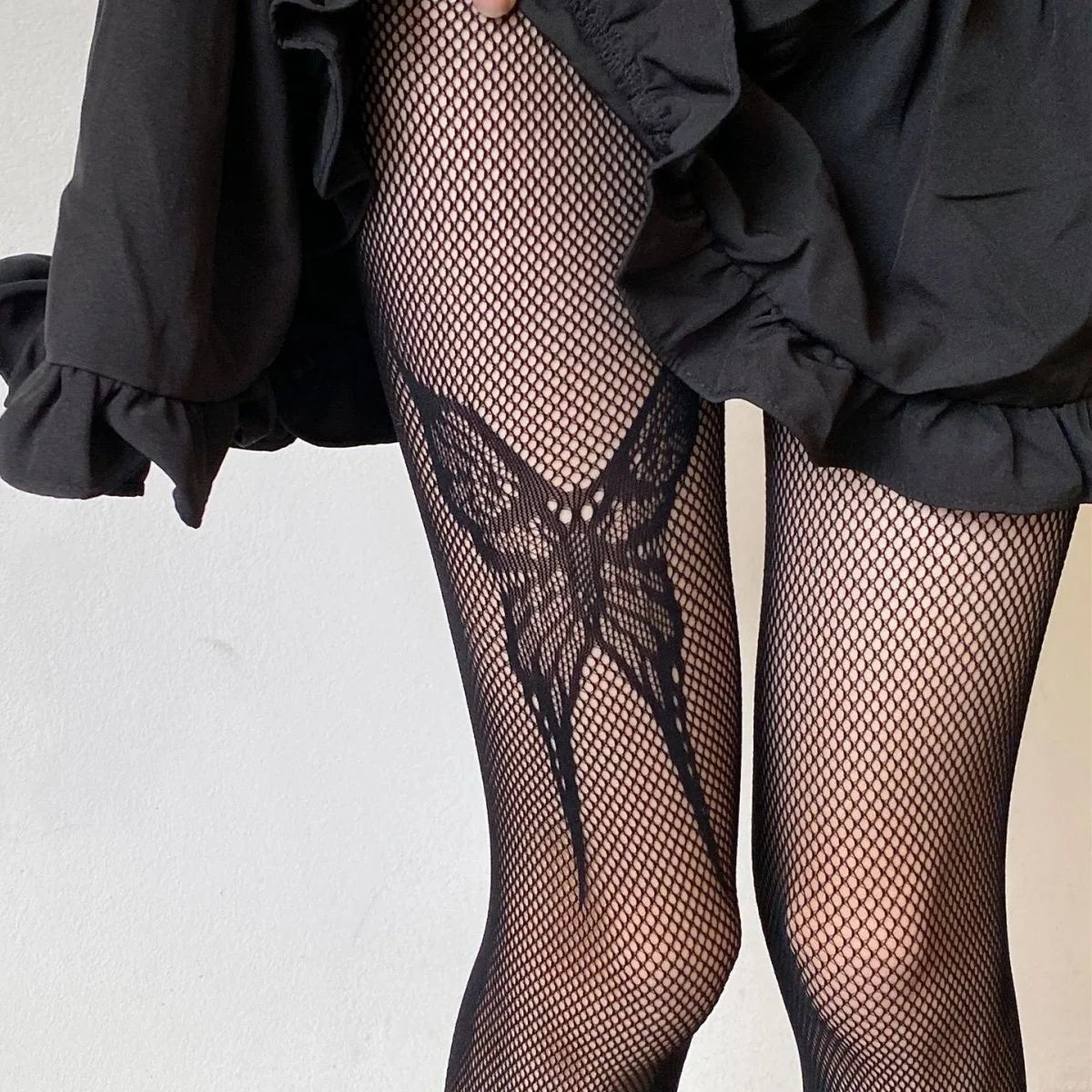Spider Web Pattern Fishnet Tights Gothic Alternative Fashion Mesh Hosiery
