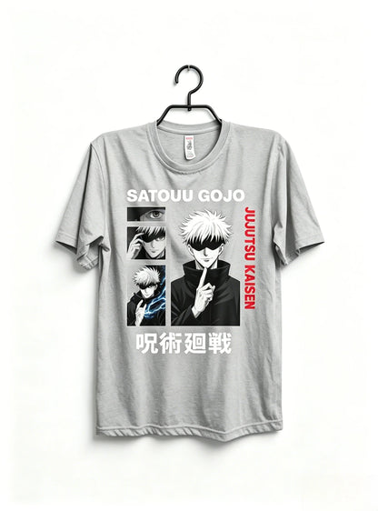 Anime Sorcerer Oversized Japanese Streetwear Graphic Cotton Casual T-Shirt