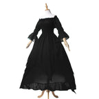 Flowing Layered Maxi Dress With Soft Volume And Statement Sleeves