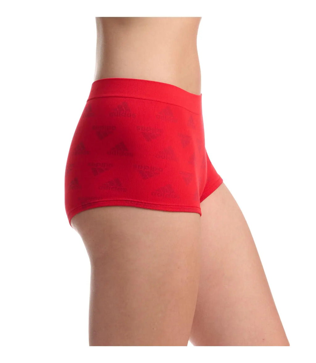 3-Piece Women’s Seamless Boyshort Panties Set with Full-Coverage Silhouette, Stretch-Looking Construction and Assorted Solid Colors