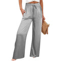 Women's High Waist Wide Leg Casual Trousers with Relaxed Tailored Everyday Style