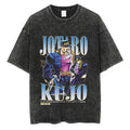 Vintage Anime Goth Portrait Tee with Manga Streetwear Design Aesthetic