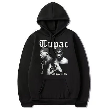 Streetwear Graphic Hoodie with Vintage Portrait Artwork and Relaxed Urban Pullover Fit