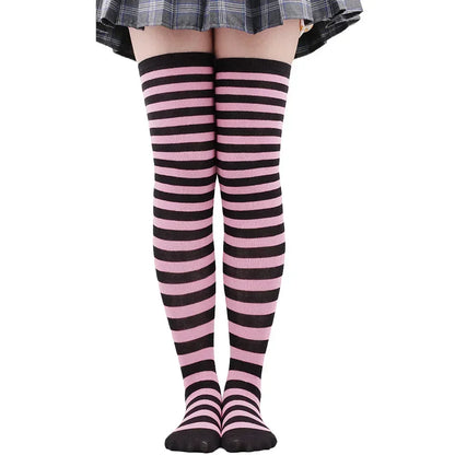 Polka Dot Over-the-Knee Socks with Soft Jacquard Knit for Casual Y2K Fashion