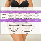 6-Piece Women’s High-Waisted Seamless Briefs Set with Smooth Stretch Construction, Cotton Crotch and Assorted Solid Colors