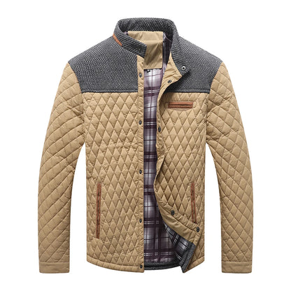 Quilted Lightweight Winter Bomber Jacket with Modern Casual Everyday Styling