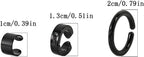 Triple Ear Cuff Clip Set for Punk Gothic Alternative Fashion Styling