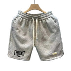 Unisex Relaxed Casual Shorts with Drawstring Waist and Graphic Streetwear Everyday Design