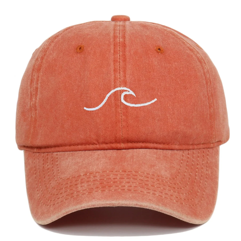 Unisex Washed Baseball Cap with Minimal Embroidered Detail for Casual Everyday Streetwear Style