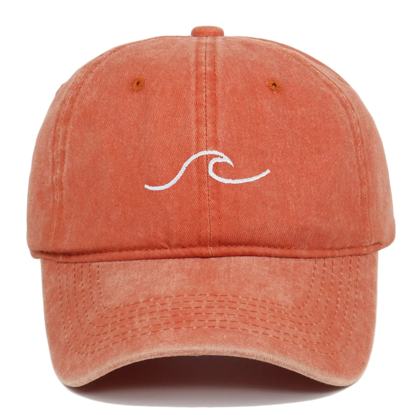 Unisex Washed Baseball Cap with Minimal Embroidered Detail for Casual Everyday Streetwear Style