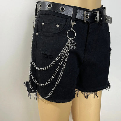 Double Layer Waist Chain for Grunge, Punk and Alternative Streetwear