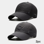 Lightweight Quick Dry Baseball Cap Adjustable Curved Brim Outdoor Performance Hat