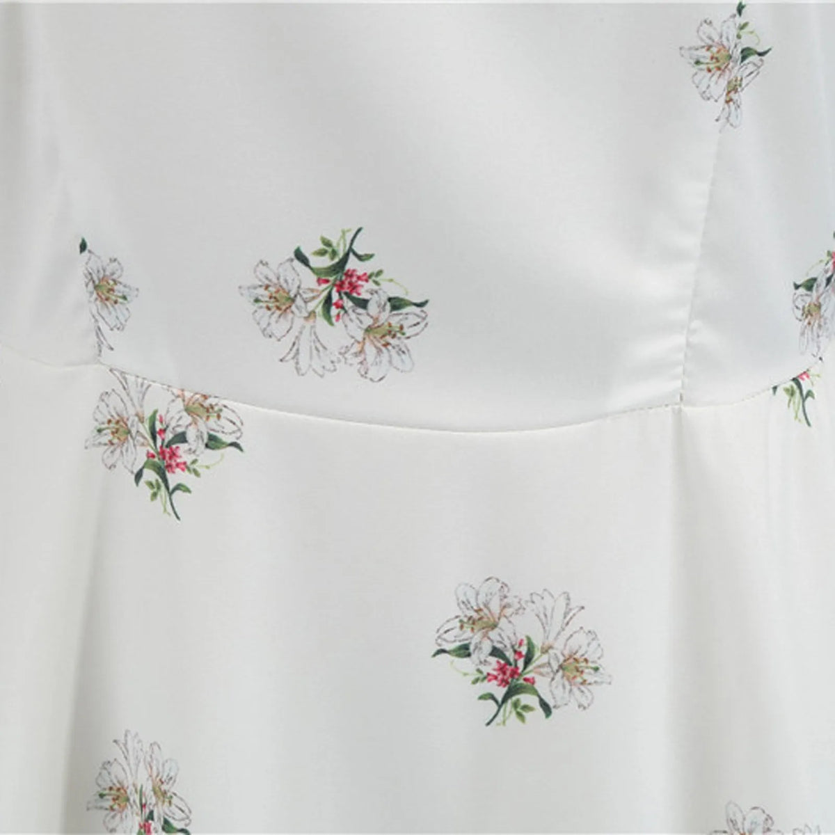 Vintage Floral Print Sleeveless Rockabilly Inspired Alternative Swing Midi Dress - BigCat Streetwear