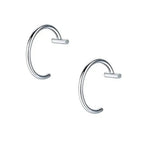 Punk Clip On Lip and Nose Ring Set for Alternative Looks