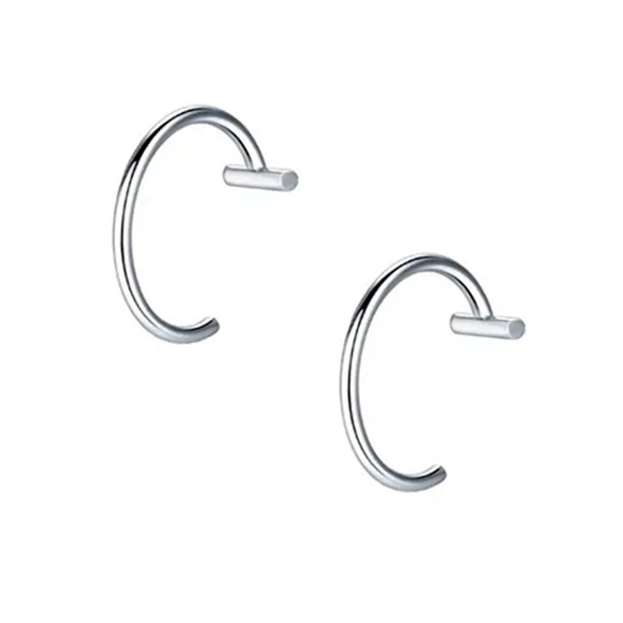Punk Clip On Lip and Nose Ring Set for Alternative Looks