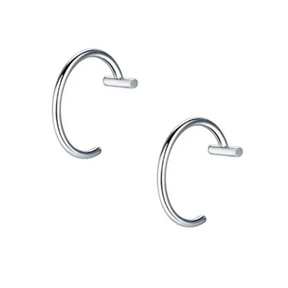 Punk Clip On Lip and Nose Ring Set for Alternative Looks