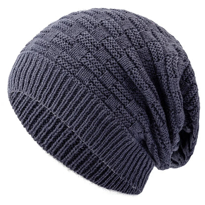 Long Slouchy Acrylic Knit Beanie for Relaxed Streetwear Casual Winter Everyday Fashion Style
