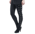 High Waist Lace Up Leggings Gothic Inspired Alternative Fashion Bottoms