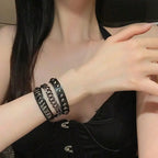 Studded Wrap Bracelet for Punk Gothic and Alternative Fashion Styling