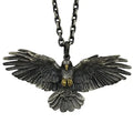 Gothic Raven Pendant Necklace for Dark Alternative Fashion