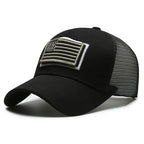 Unisex Breathable Mesh Baseball Cap with Embroidered Patch for Casual Outdoor Everyday Style