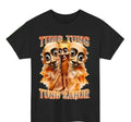 Retro Cartoon Graphic Streetwear T-Shirt with Playful Illustrative Front Artwork