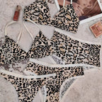 Playful Cherry Print Wire-Free Triangle Bralette and Panty Set