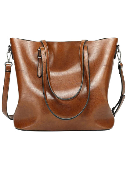 Minimalist Top Handle Tote Satchel Bag with Spacious Everyday Carry Design