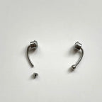 Magnetic Horseshoe Nose Ring for Alternative Punk and Gothic Styling