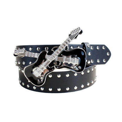Guitar Accent Waist Belt for Gothic Punk Y2K Alternative Fashion