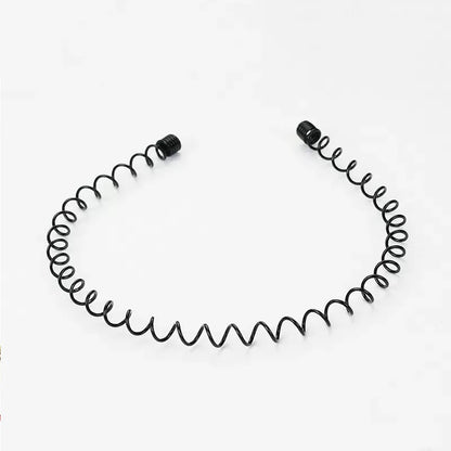 Minimalist Wavy Metal Headband Alternative Streetwear Hair Accessory