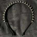 Gothic Spike Headband Punk Rivet Statement Alternative Fashion Accessory