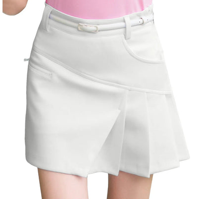 High Waist Asymmetrical Wrap Mini Skirt with Side Zip Streetwear Design