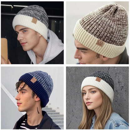Fleece Lined Acrylic Ribbed Knit Beanie for Everyday Winter Streetwear and Outdoor Comfort