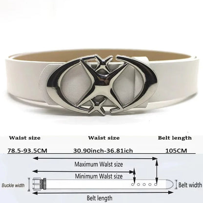 Vintage Western Buckle Gothic Waist Belt for Alternative Y2K Streetwear Looks