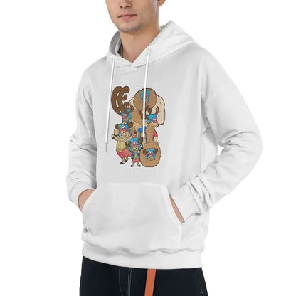 Retro Anime Streetwear Hoodie with Vintage Manga Graphic Artwork