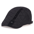 Classic Cotton Ivy Flat Cap Quilted Pattern Casual Vintage Streetwear Beret Hat