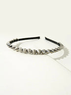 Punk Spike Headband Studded Alternative Streetwear Statement Hair Accessory