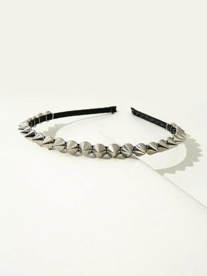 Punk Spike Headband Studded Alternative Streetwear Statement Hair Accessory