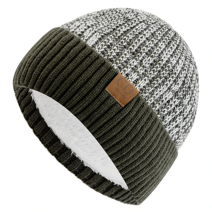 Fleece Lined Knit Beanie with Wind Resistant Design for Everyday Outdoor Winter Comfort