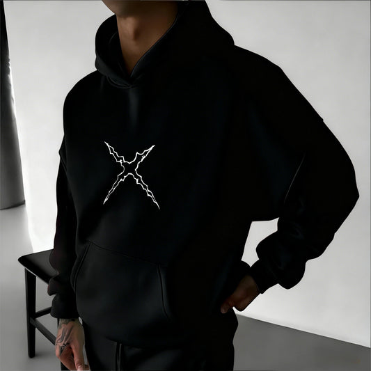 Anime Manga Graphic Oversized Hoodie With Japanese Streetwear Art Design
