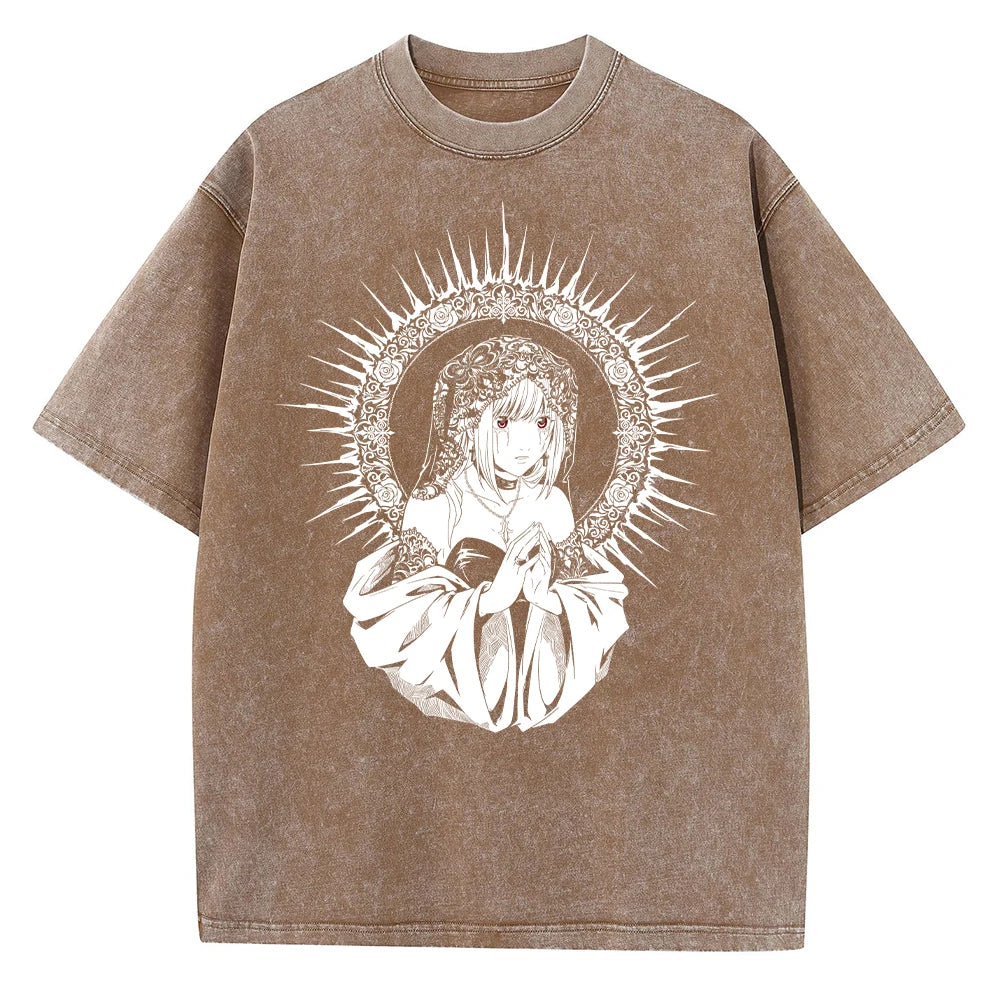 Vintage Anime Goth Spiritual Oversized Streetwear Graphic Tee