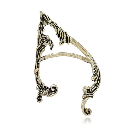 Dark Elf Ear Cuff Statement Earring for Gothic Alternative Fashion Styling