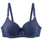 Seamless Underwire Bra with Adjustable Straps, Bow Detail and Smooth Three-Quarter Cup Design